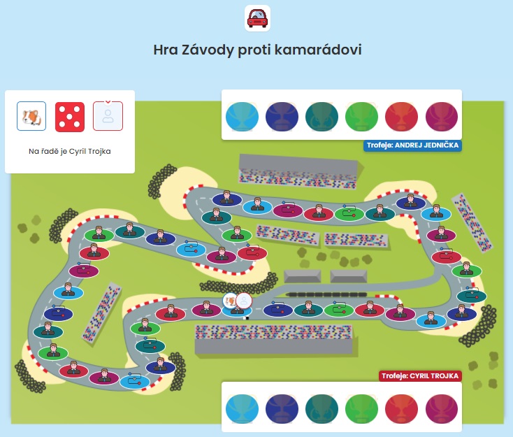 Hra Závody proti kamarádovi Hra Závody proti kamarádovi